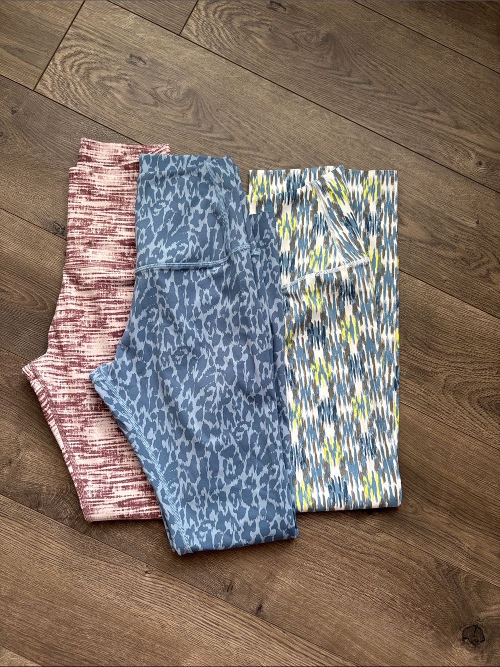 Women's Patterned Leggings Trio - Multi Active Leggings